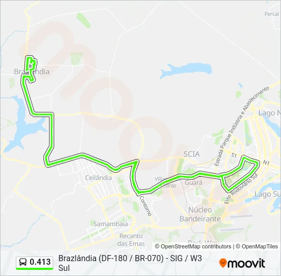 0.413 Bus Line Map