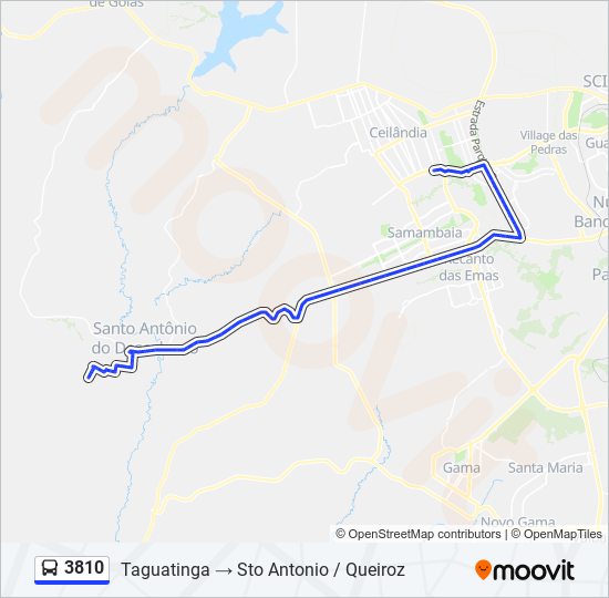 3810 bus Line Map