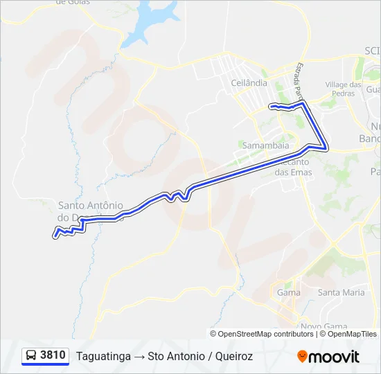3810 Bus Line Map