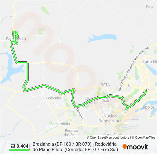0.404 Bus Line Map