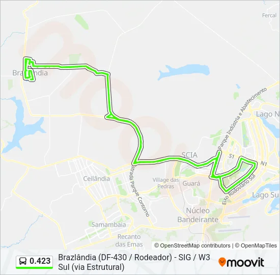 0.423 Bus Line Map