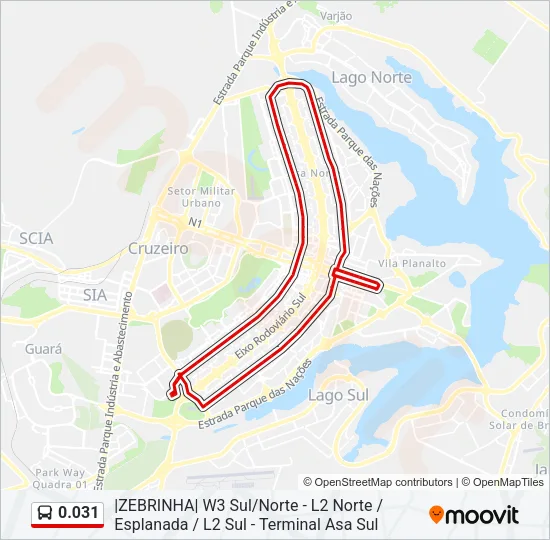 0.031 Bus Line Map