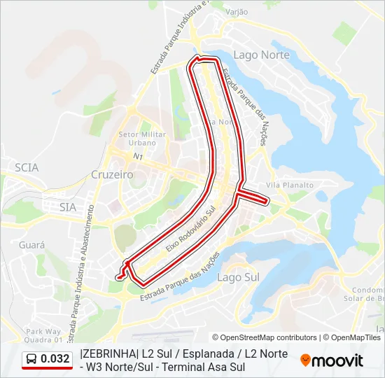0.032 Bus Line Map