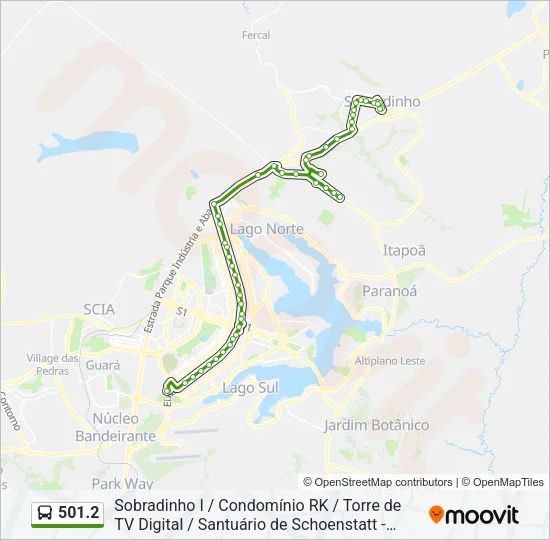 501.2 Bus Line Map