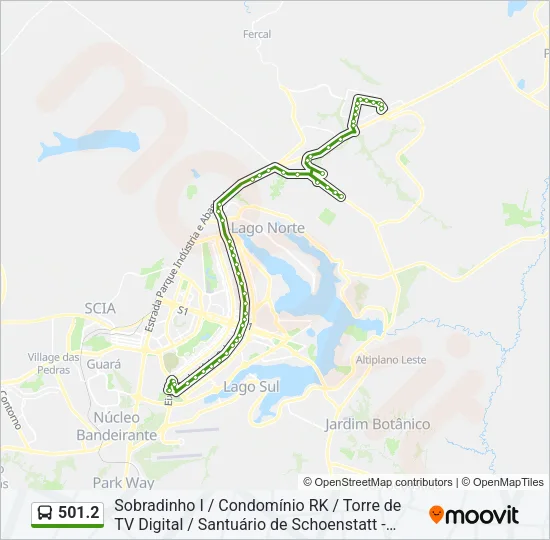 501.2 Bus Line Map
