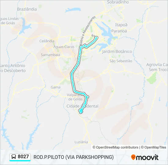 8027 Bus Line Map