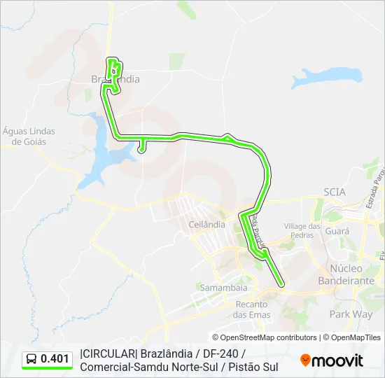 0.401 Bus Line Map