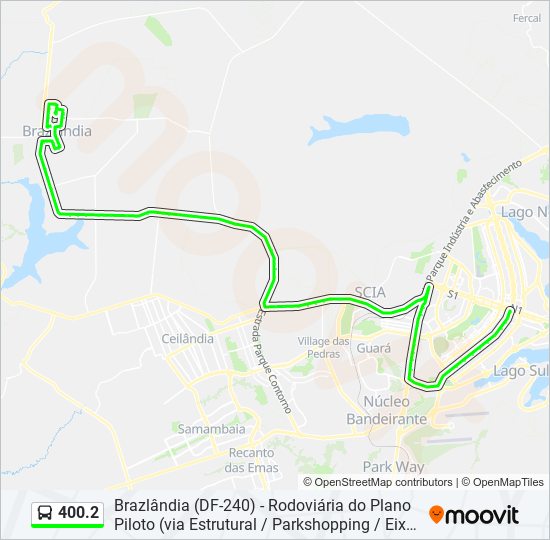 400.2 bus Line Map