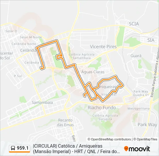 959.1 Bus Line Map