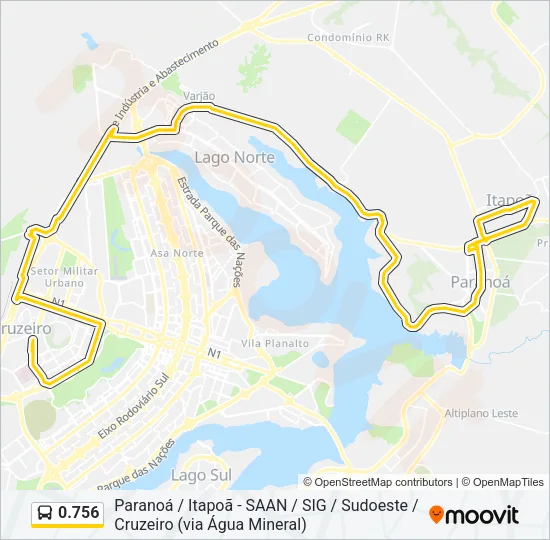 0.756 Bus Line Map