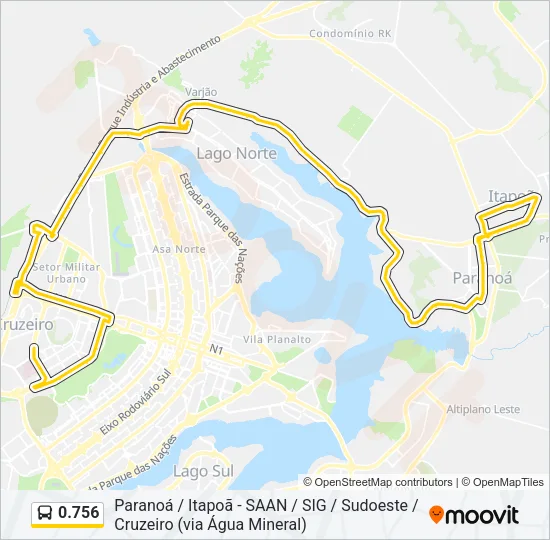 0.756 Bus Line Map