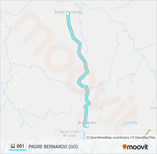 001 Bus Line Map