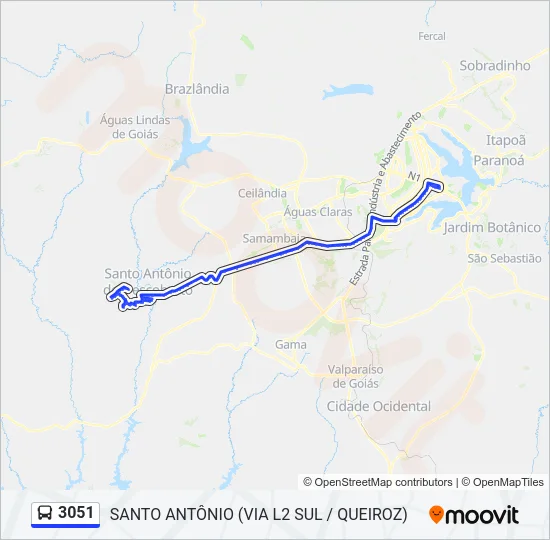 3051 Bus Line Map