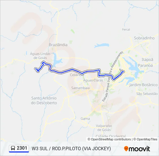 2301 Bus Line Map