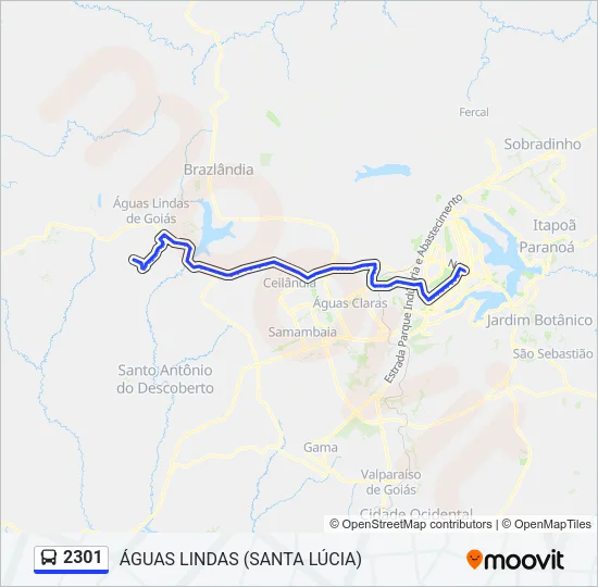 2301 Bus Line Map