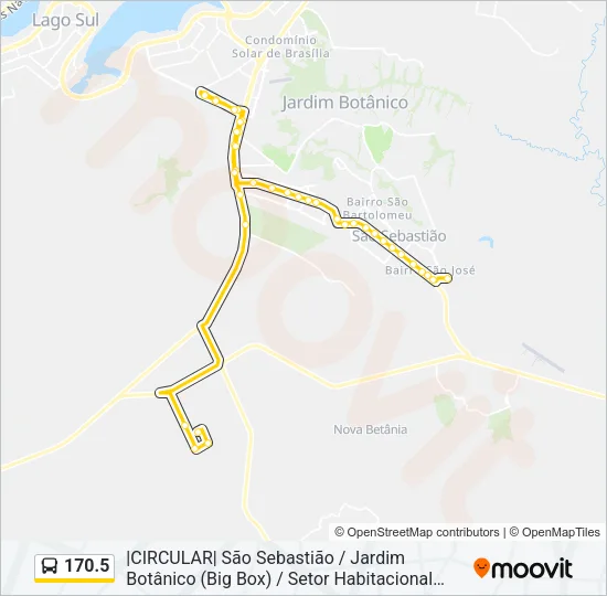 170.5 Bus Line Map