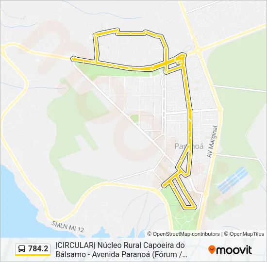 784.2 Bus Line Map