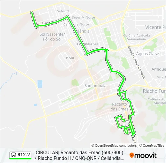 812.2 Bus Line Map