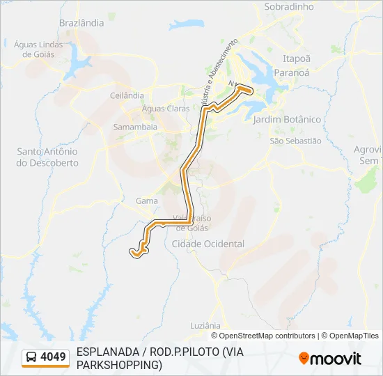 4049 Bus Line Map