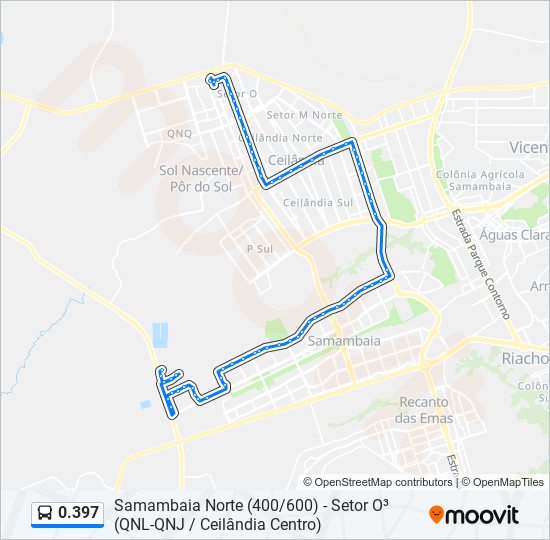 0.397 bus Line Map