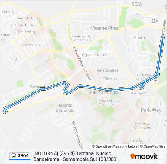 3964 Bus Line Map