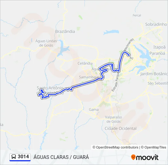 3014 Bus Line Map