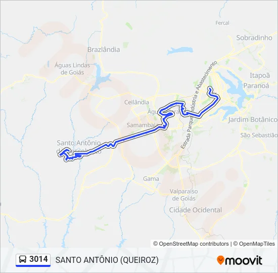 3014 Bus Line Map