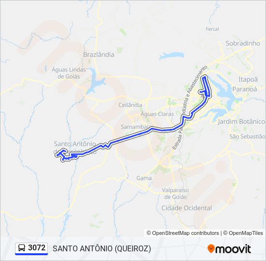 3072 bus Line Map