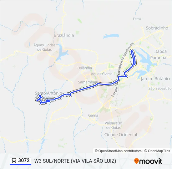 3072 Bus Line Map
