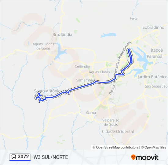 3072 Bus Line Map