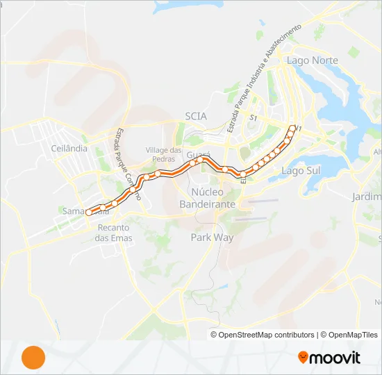 LARANJA Subway Line Map