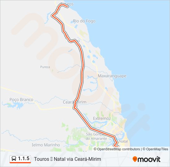 1.1.5 bus Line Map