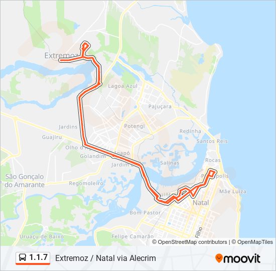 1.1.7 bus Line Map