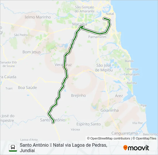 150-114 Bus Line Map