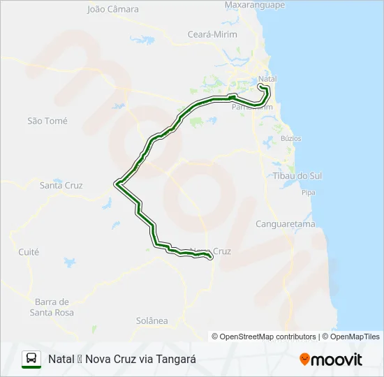 150-115 Bus Line Map