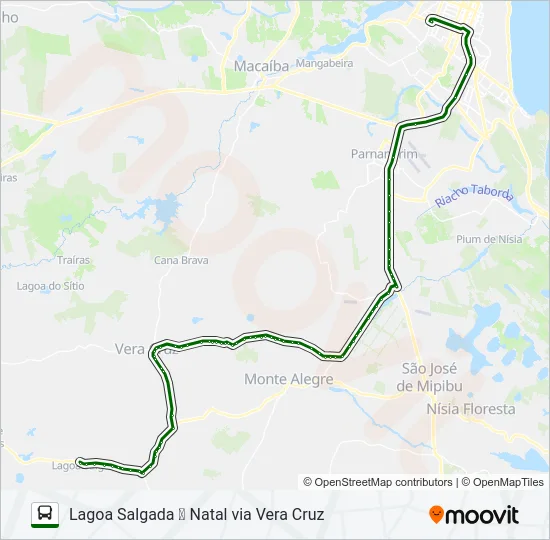 150-124 Bus Line Map