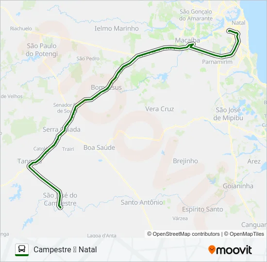 150-127 Bus Line Map