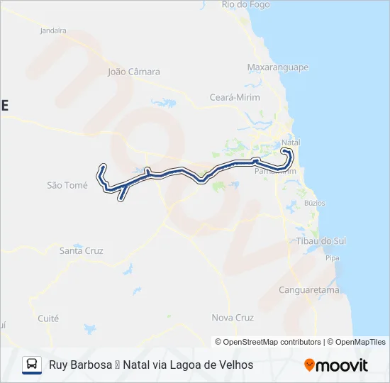 100-141 Bus Line Map