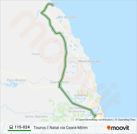 115-024 Bus Line Map