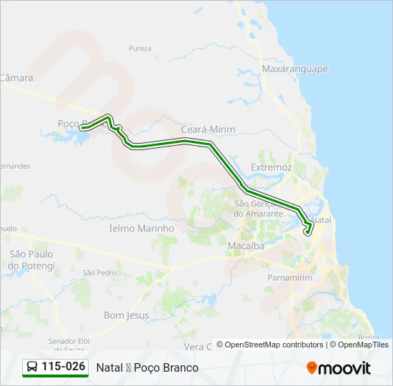 115-026 Bus Line Map