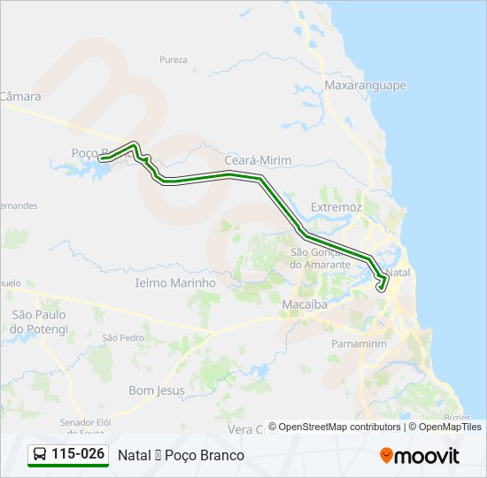 115-026 bus Line Map