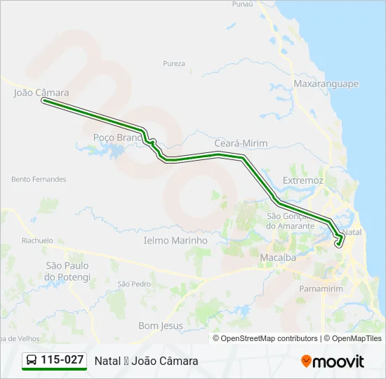 115-027 Bus Line Map