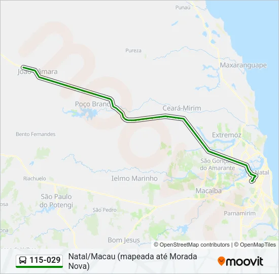 115-029 Bus Line Map