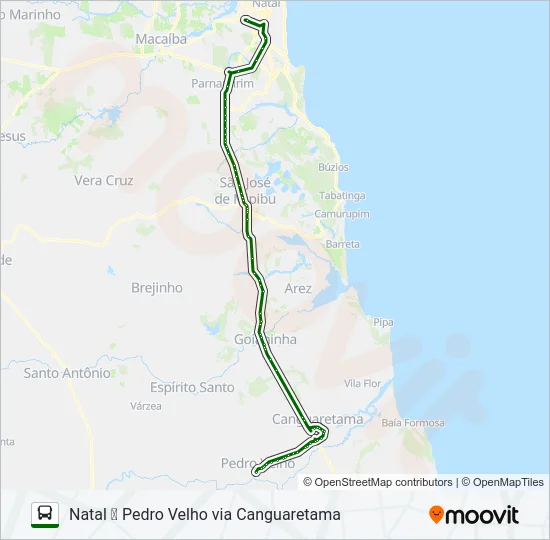 140-001 Bus Line Map