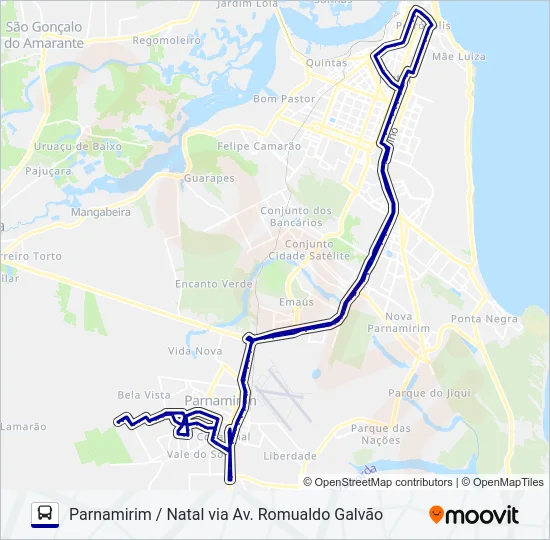 OPCIONAL B1 Bus Line Map