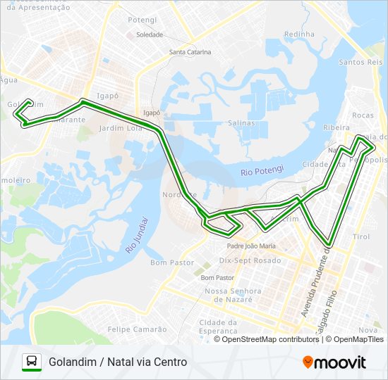 Mapa de OPCIONAL 1.E1.38 de autobús