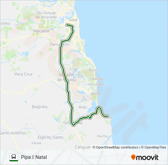 230 Bus Line Map