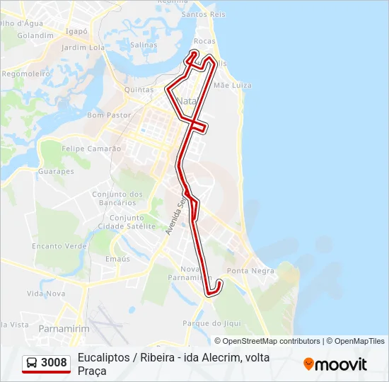 3008 Bus Line Map