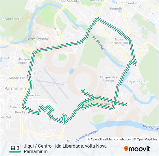 3 bus Line Map