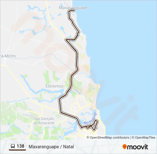 138 Bus Line Map